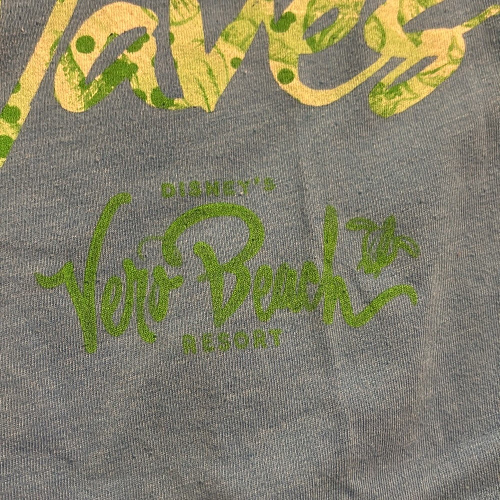 Disney Parks Disney’s Vero Beach Resort 2XL Ringer T-Shirt - Picture 3 of 5